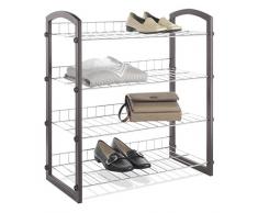 Whitmor Schuhregal, Kunstleder, 3 Etagen Closet Shelves 11.5-inches L x 25.38-inches W x 28.88-inches H