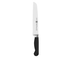 Zwilling 33606-201-0 Pure Brotmesser, Rostfreier Spezialstahl, Zwilling Sonderschmelze, Kunststoff, 200 mm, schwarz