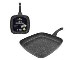 Blackmoor Pfanne 28-cm-Grillpfanne, Antihaftbeschichtung Schwarz