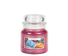 Village Candle Herbstfarben Duftkerze, 454 g, Glas, Lila, 10.2 x 9.8 x 11.6 cm