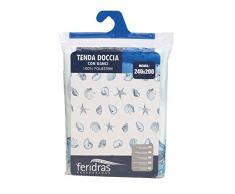 Polyester Dusche Vorhang 240 x 200 cm zweifarbig Regenmantel