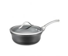 Calphalon modernes Kochgeschirr aus harteloxiertem Aluminium mit Antihaftbeschichtung tiefe Pfanne 13-inch Silber/Grau