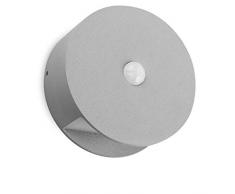 Smartwares LED Wandleuchte mit Sensor Innenleuchte Lampe 0,5 W Grau GOB-001-MS