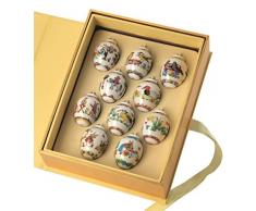 Hutschenreuther Setzkasten mit 10 Mini-Eier, Bunt, 3.4 cm