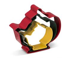 Patisse 02024 Ausstechformen-Set für Teekanne, Edelstahl, mehrfarbig,