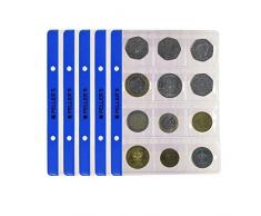 PELLERS | Münzhüllen Für Sammelalbum. 12 Felder 35mm x35mm, Für Münzen bis zu Ø 28mm. 10 er Packung. Für PELLERS Münzalbum S.