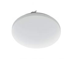 EGLO LED Badezimmer-Deckenlampe Frania, 1 flammige Deckenleuchte, Material: Stahl, Kunststoff, Farbe: weiß, Ø: 33 cm, IP44
