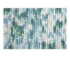 Spirella Kito Ocean, 55X65 cm Badteppich, Polyestermikrofaser/Baumwolle, 65 x 55 x 17,5 cm