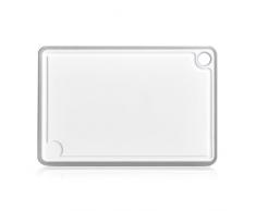 Zeller 26146 Schneidebrett, Kunststoff, Weiß/Grau