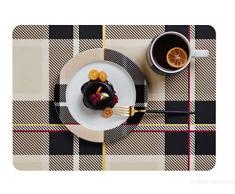 ASA Tartan Tischset, Kunststoff, Beige, 46 x 33 cm