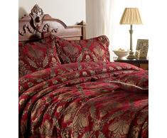 Riva Home Shiraz Tagesdecke (275x275cm) (Burgunder)