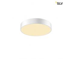 SLV MEDO 40 CW, CORONA, LED Indoor Wand- und Deckenaufbauleuchte, TRIAC, weiß, 3000/4000K Leuchte, Aluminium, 30 W