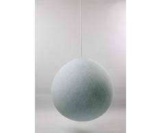 Cotton Ball Lights hell-türkis 41cm Hängelampe einzeln, Baumwolle, 41 cm