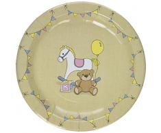 Ginger Ray Kuchen Dekorationen Schaukelpferd Cupcake Wraps (10 Stück), gemischt Papierteller gemischt