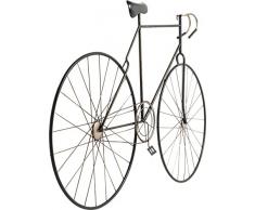 Kare Wandschmuck Racing Bike, Edelstahl, schwarz, 13 x 153 x 99 cm