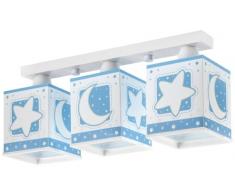 Dalber 63233T Deckenlampe 3L. Blauer Mond Kinderzimmer Lampe Leuchte