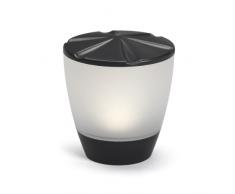 Konstsmide Assisi Turner Solarleuchte LED 7107-750 B: 9,9cm H: 11,1cm / 2xNiMH Akku AA / Kunststoff / schwarz
