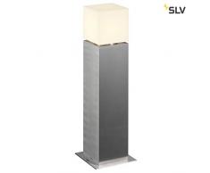 SLV LED Standleuchte SQUARE POLE 60 | Design Außen-Pollerleuchte, stilvolle Außenbeleuchtung dimmbar | Outdoor LED Wegeleuchte, Außen-Leuchte, Weg-Beleuchtung, Garten-Lampe | Premium LED Inside, 12W