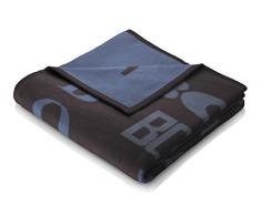 Bocasa by biederlack Babydecke Baumwollmischung anthrazit Größe 75x100 cm