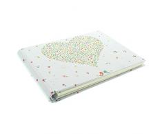 Goldbuch Foto-Gästebuch mit verdeckter Spirale, In Love, 29 x 23 cm, 50 weiÃe Blankoseiten, Kunstdruck mit Goldprägung und Relief, WeiÃ, 47160