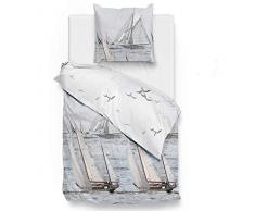 Zo!Home Bettwäsche 100% Baumwolle Mako-Satin Sowilo 135x200 (80x80) Multi