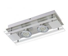 Briloner Leuchten LED Wandleuchte, GU10, 5 W, 2er-37x17,5