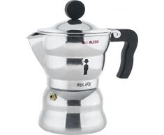 Alessi Moka Alessi AAM33 / 3 Design Espressomaschine aus Aluminiumguss, 3 Tassen