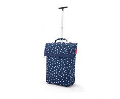 Reisenthel trolley M Einkaufstasche, Polyester, spots navy, One Size