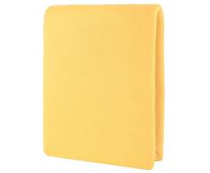 CelinaTex Aqua Wasserbett Boxspringbett Spannbettlaken 140x200-160x220 cm Creme gelb Baumwolle Bettlaken Elastan