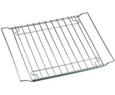 Zenker Backofenrost ausziehbar (37 - 57 x 32,5 cm) SPECIAL COOKING, verstellbares Backofen-Gitter für Ofen und Kühlschrank, manuell verstellbarer Gitterrost (Farbe: Silber), Menge: 1 Stück