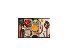 Wash + Dry Hot Spices Fußmatte, Acryl, bunt, 75 x 120 x 0.7 cm