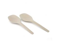 EKOBO Gusto Salatbesteck, 2-teilig, Stone, 27 cm Länge, Servierbesteck, passend zu vielen Salatschüsseln