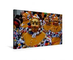 Calvendo Premium Textil-Leinwand 75 cm x 50 cm quer, KÃ¼gele | Wandbild, Bild auf Keilrahmen, Fertigbild auf echter Leinwand, Leinwanddruck: der Narrenzunft Spritzenmuck Ehingen Menschen Menschen