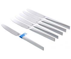 bk cookware C1315.6TM Spaarne 6 Tafelmesser, 90 gr, 225 mm, MB 13.0 Edelstahl