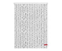 Lichtblick Rollo Klemmfix, 90 x 150 cm mit Motiv Strickmuster - Weiß Montage ohne Bohren, moderner Sicht-und Sonnenschutz, Motivrollo, lichtdurchlässig & Blickdicht