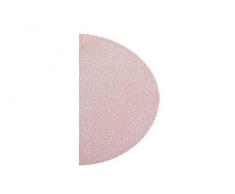 Hanse Home Waschbare Schmutzfangmatte Soft & Clean Rosa halbrund, 75x50 cm