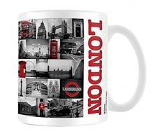 empireposter London Red Collage - Keramik Tasse - Grösse Ø8,5 H9,5cm