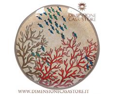 Sea Life by Rose & Tulipani Rose and Tulipani Speiseteller, 100% Melamin, 2 Stück, zutreffend