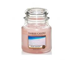 Yankee Candle Pink Sands, Kerze, Glas, Rosa, 9,9 x 9,9 cm, 1 Einheiten