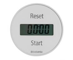 Brabantia 103681 magnetischer Küchen-Timer, weiß