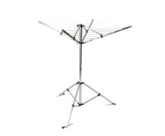 Camp Gear 6415182 AC Wäschespinne mit 4 Arm grau 105 x 105 x 147 cm