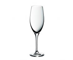 WMF easy Plus Champagner-/ Sektglas, 250 ml, Kristallglas, spÃ¼lmaschinenfest, transparent, Geschenk