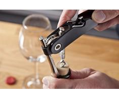 Vacu Vin Single Pull Waiter`s Friend schwarz Kellnermesser, Kunststoff, 13,2X 2X 1,5 cm