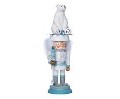 Hollywood Nutcrackers Kurt Adler Nussknacker mit Eisbär, 43,18 cm