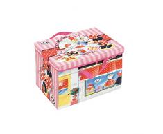 Arditex 2-in-1 Aufbewahrungsbox mit Spielmatte, Lizenzprodukt Minnie Mouse, Maße: 41 x 31 x 28 cm, PP + Karton, 41 x 28 x 31 cm