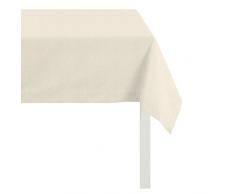 APELT Runde Tischdecke, Polyester-Baumwolle, Weiß, 170 x 170 x 0.5 cm