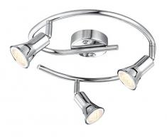 Globo 57994–3 GU10 LED Dante Deckenleuchte Lampe, Chrom