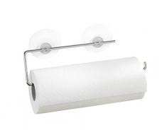 Wenko 53130100 Static Loc Küchenrollenhalter chrom, verchromtes Metall, silber glänzend