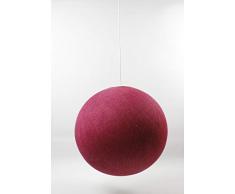 Cotton Ball Lights beere 31cm Hängelampe einzeln, Baumwolle, 31 cm