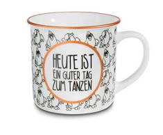 NICI 45011 Tasse Heute ist ein guter Tag zum Tanzen, Porzellan